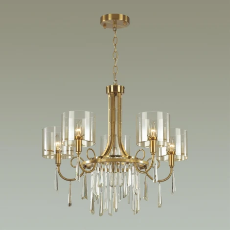 Подвесная люстра Nicole 4886/5 Odeon Light (220V, подвески, на цепи)
