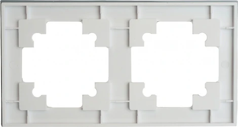 Рамка на 2 поста (белый) Stekker Катрин 49595