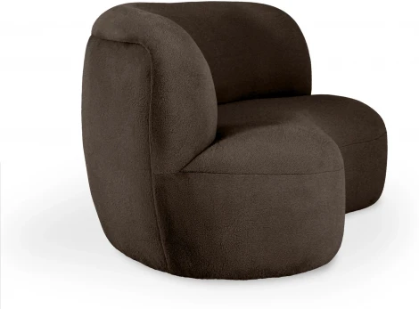 Диван Patti 1900 ОГОГО (арт.853238), (Мех/Коричневый)