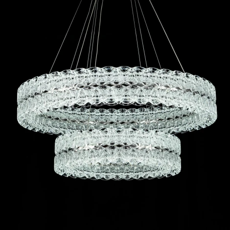 Подвесная люстра светодиодная с пультом с регулировкой цветовой температуры Modelux ML.8185.800.500 CR