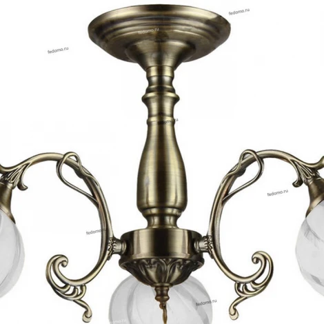 Потолочная люстра IDLamp Dorotea 289/3PF-Oldbronze