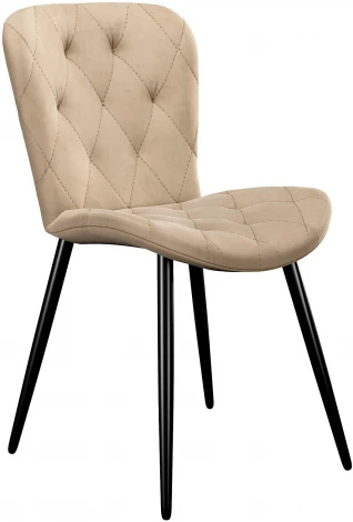 Стул DikLine 303 B03 BEIGE, ножки черные
