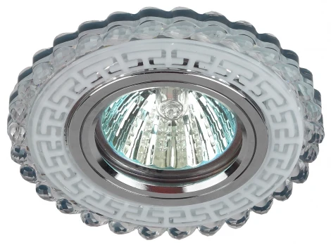 Встраиваемый точечный светильник Эра DK LD35 SL/WH (220V, круглые)