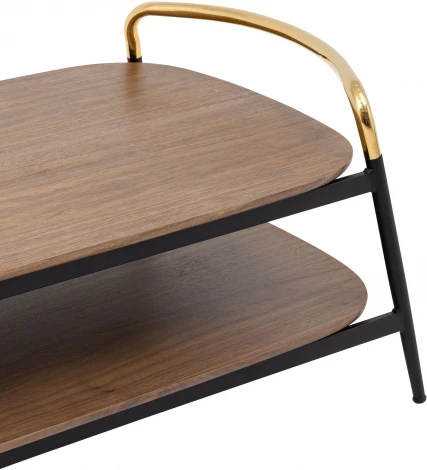 Журнальный столик Stool Group Нолан 120*60 темное дерево УТ000035756