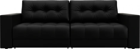 Диван прямой с декором Лига-049 НПБ Лига Диванов (Экокожа) арт.128401