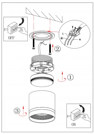 Точечный светильник ЭРА OL9 GX53 WH/WH OL9 GX53 WH/WH