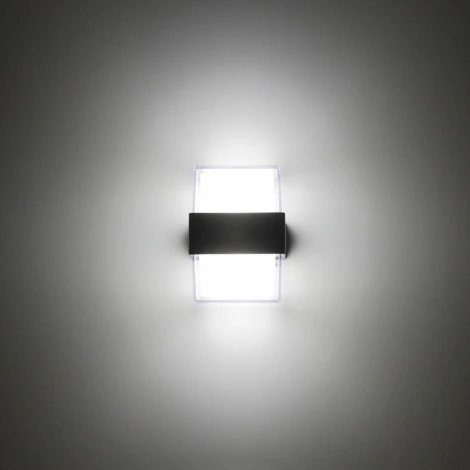 Настенный светильник уличный Citilux CLU0009K (LED, 220V, куб, IP54)