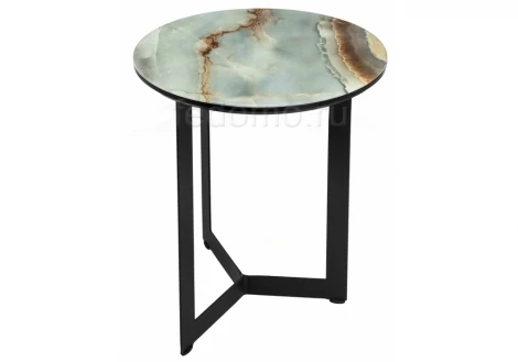 Журнальный столик Woodville Роб D-450 голубой мрамор 462094