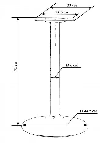 Подстолье обеденное ALAN BLACK