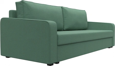 Диван прямой Лига-009 (Зеленый/Рогожка) Лига Диванов арт.124151