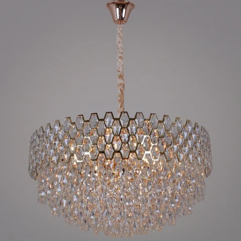 Подвесная люстра хрустальная Reluce 00995-0.4-800 MX GD c