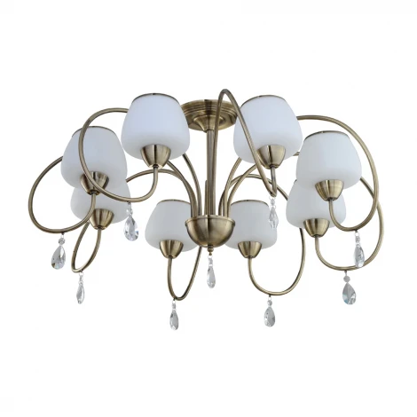 Потолочная люстра IDLamp Beatrice 855/8PF-Oldbronze