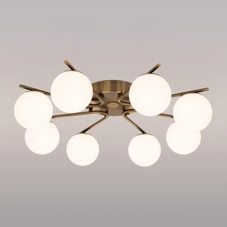 Потолочная люстра RGB на штанге Citilux Адам Смарт CL228A183 (LED, 220V, умный дом - Алиса, Маруся, Салют, шарики)