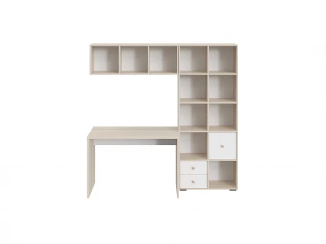 Композиция Play 16 ОГОГО Обстановочка! 853153 (ЛДСП/Белый,Ясень коимбра)