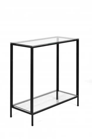 Консольный стол AllConsoles 1083-CB clear черный муар