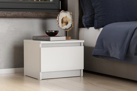 Тумба Арника прикроватная Денвер (2 шт.), Белый