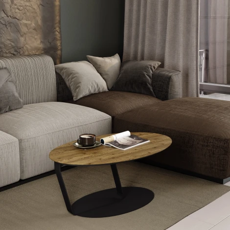 Журнальный столик LAVARIS Лисмор орех светлый 6580624301