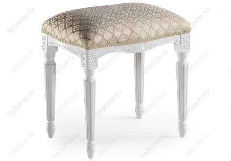 Банкетка Woodville Беттино белый / бежевый 450646