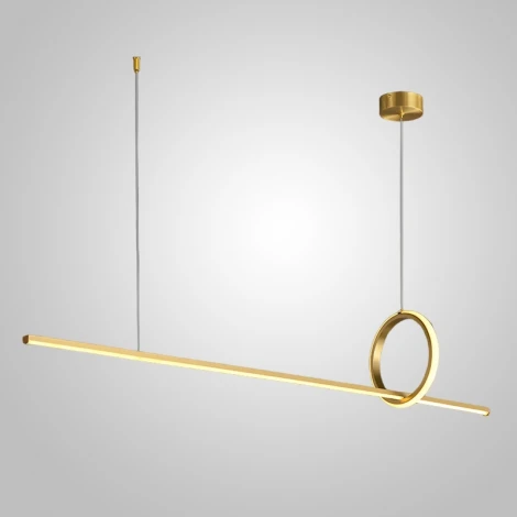 Подвесной светильник LED MOFFIT B LONG L90 Brass ImperiumLoft Moffit-B-Long01 (231389-23, Умный дом)
