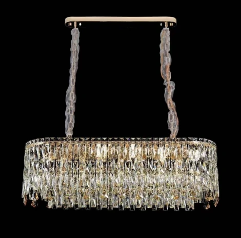 Подвесная люстра Fluorite The Empress FL1061-21P (220V, хрусталь, на цепи, круглые)