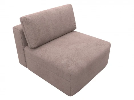 Модуль диван Лига-060 НПБ (ЛДСП,Брус,Фанера,Велюр/Бежевый) Лига Диванов 129532