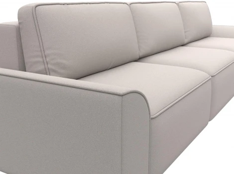 Диван прямой Лига-048 НПБ Лонг Лига Диванов (Замша) арт.128263