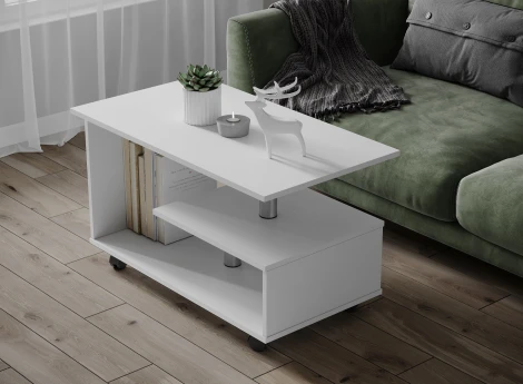 Столик журнальный ТЭКС Консул-5, белый