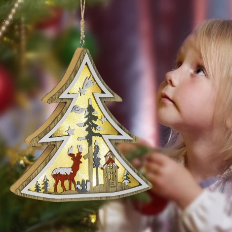 Световая фигура светодиодная на батарейках ЭРА ENGDS-17