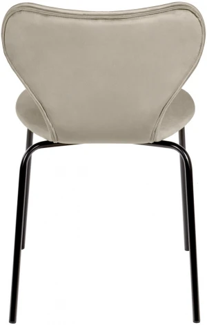 Стул Seven латте велюр с чёрными ножками Bradex Home RF 0253
