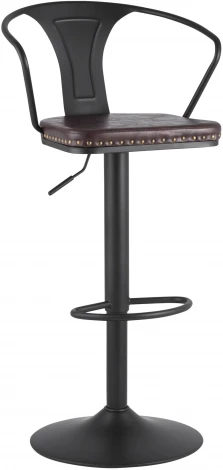 Стул барный Stool Group TOLIX ARMS SOFT черный матовый УТ000001296