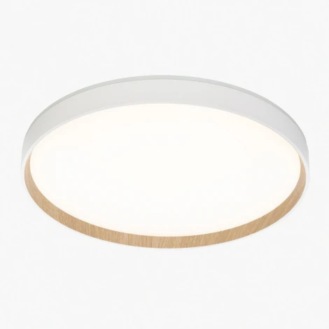 Настенно-потолочный светодиодный светильник IP40 Citilux Etalon CL750400R Белый+Бук с пультом и RGB подсветкой