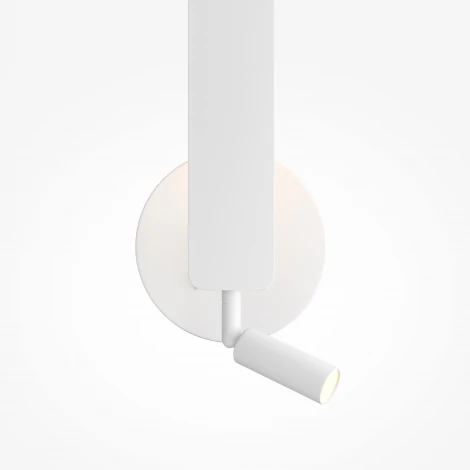 Настенный светильник со спотом Maytoni Combo MOD214WL-L8W3K1 (LED, 220V, выключатель)