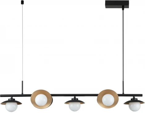 Люстра подвеснаяCorazza V000282 (10015/7P Black) (220V, на тросе, шар)