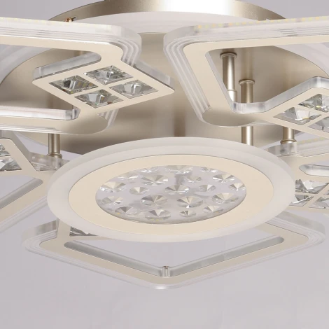 Потолочная LED люстра с ПДУ De City Мадлен 424016107 (регулировка яркости, 220V)