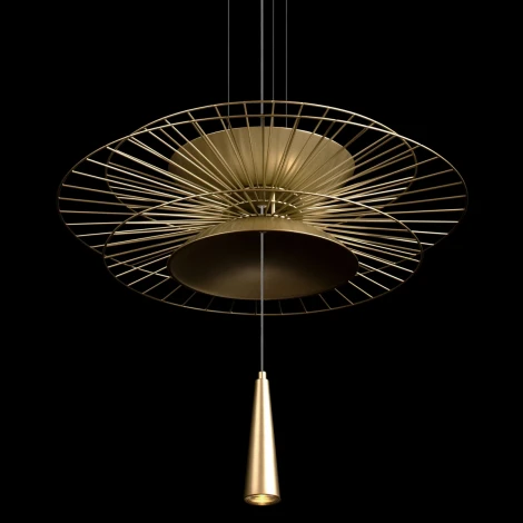 Подвесной светильник Loft It Star 10141B/600 Gold (220V, на тросе, круглые, летающая тарелка)