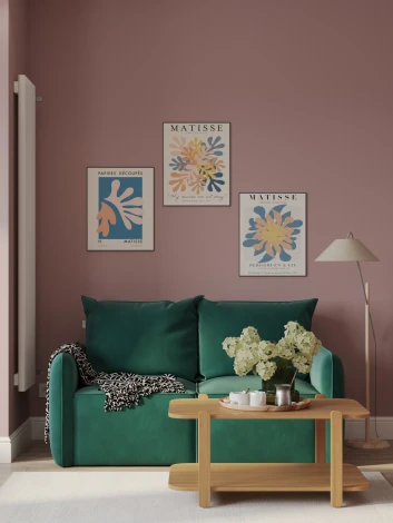 ПОРТЛЕНД  МИНИ Диван прямой зеленый D1 furniture арт.AAA41667003