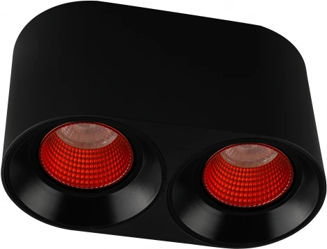 Накладной точечный светильник Denkirs DK3040 DK3096-BK+RD