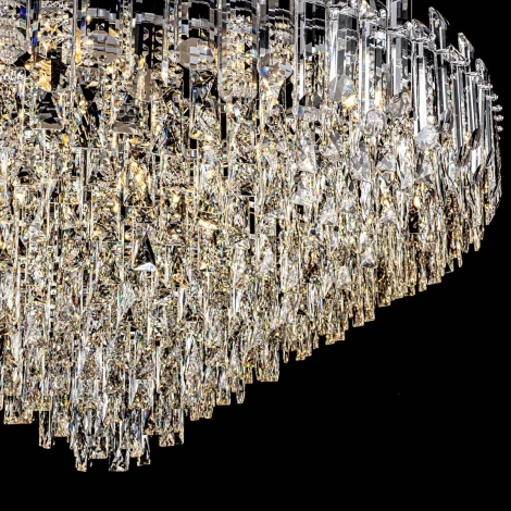 Подвесная люстра хрустальная Modelux ML.7088.1200R CR