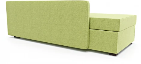 Диван-кровать Arsko Велес Угол правый рогожка зеленая