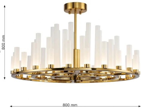 Потолочная люстра светодиодная Geyser 3015-48P