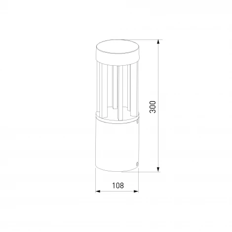 Наземный уличный светильник светодиодный IP54 Elektrostandard Apart 35193/S (a071001) (220V)