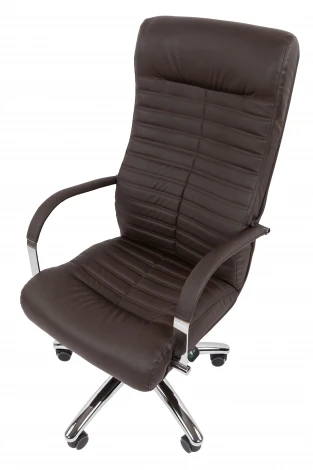 Офисное кресло Chairman 480 Россия экопремиум коричневый N 7178851