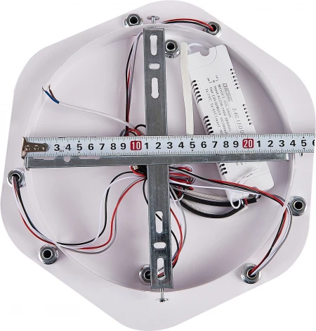 Потолочная люстра светодиодная Natali Kovaltseva Damask HIGH-TECH LED LAMPS 82060 с пультом ДУ, моб. приложением 120W, белый, LED (регулировка яркости, 220V)