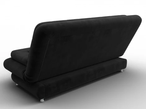 Диван-книжка Лига-123 (Металл,ЛДСП,Брус,Доска,Велюр/Черный) Лига Диванов 137620