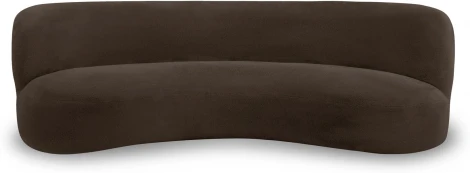 Диван Patti 2400 ОГОГО (арт.853235), (Мех/Черный)