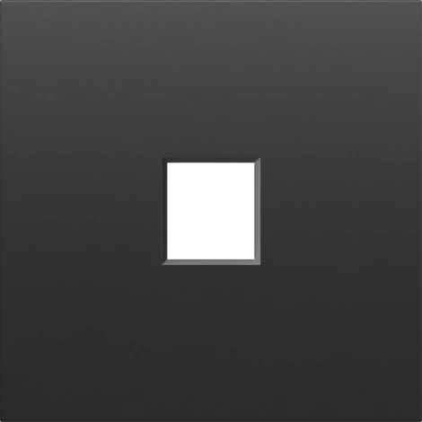 Накладка 1-я для розеток RJ45,TV,SAT, черный графит Donel S08 DS85957