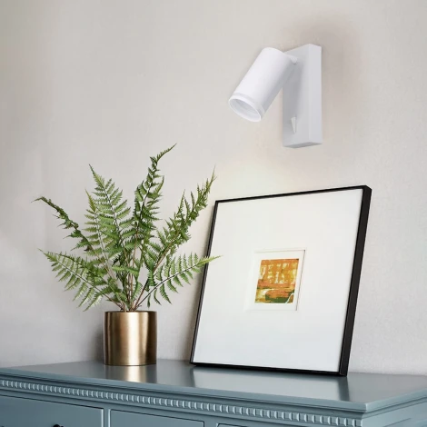 Спот Feron ML1620 LUNA 48811 35W, GU10, белый (220V, выключатель)