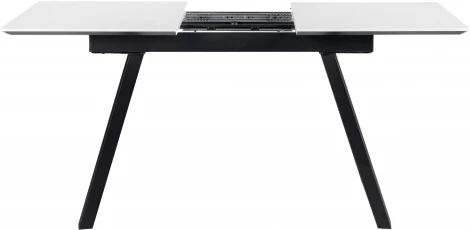 Стол R-Home Пеле раздвижной 120-160 Светлый мрамор/Бабочка