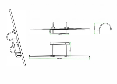 Подсветка для картин Zortes Arche ZRS.2826.18 (LED, 220V)