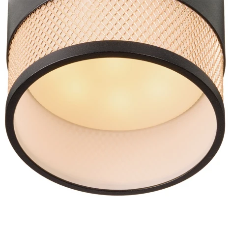 Точечный светильник накладной Wolta WSL-GX53/12BG под лампу GX53 Черный / золотой RETE